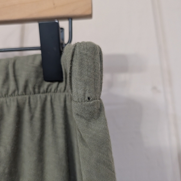 Nation LTD Helena Combo Midi Skirt Olive Green - Picture 5 of 10